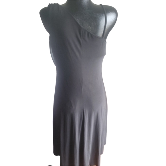 San Fransico Black One-Shoulder Dress L - Picture 5 of 5